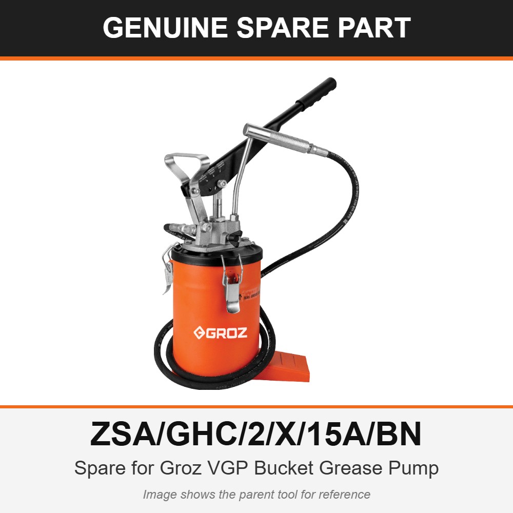 Groz ZSA/GHC/2/X/15A/BN Hose Assembly for VGP Bucket Grease Pump