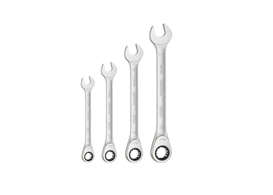GEDORE S 7 R-04 Combination ratchet wrench set 4 pieces