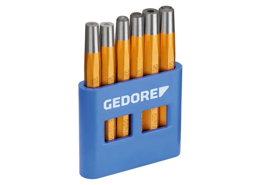 GEDORE 125 B Rivet puller and head setter set 6-pieces
