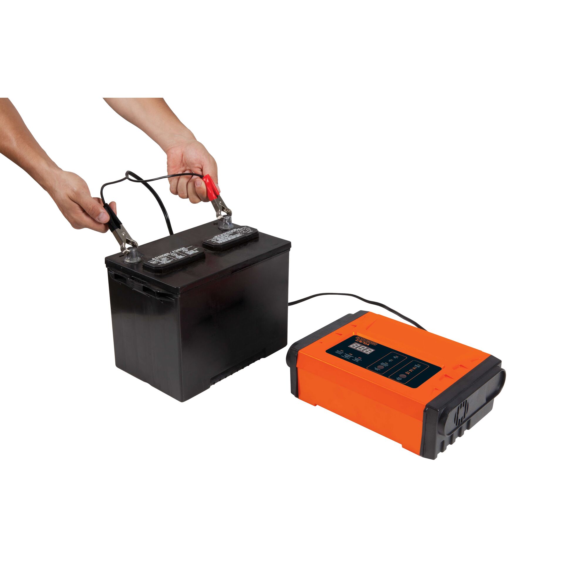 BLACK+DECKER BC12-B2 2/8/ 12 Amp Autom Charger/ Battery Jumper - photo 2