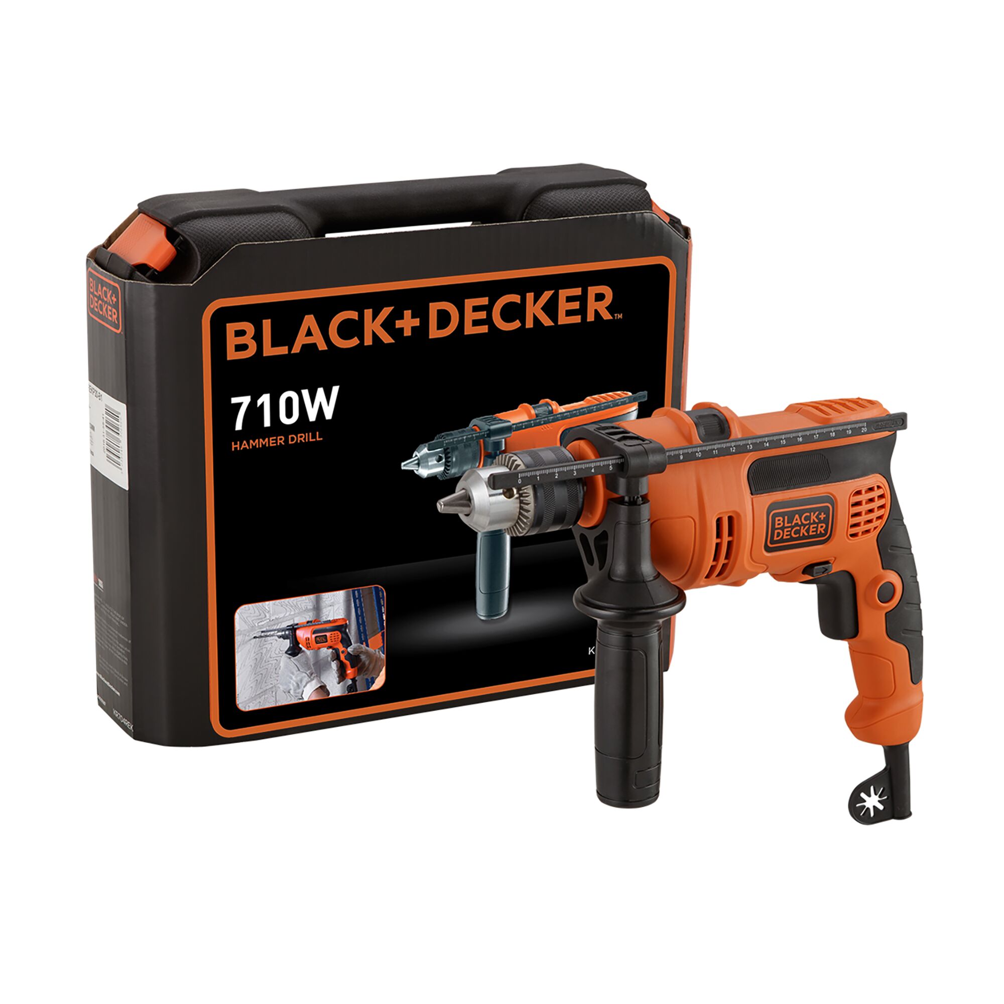 BLACK+DECKER KR704REK-IN I 710W Corded Hammer Drill - photo 2