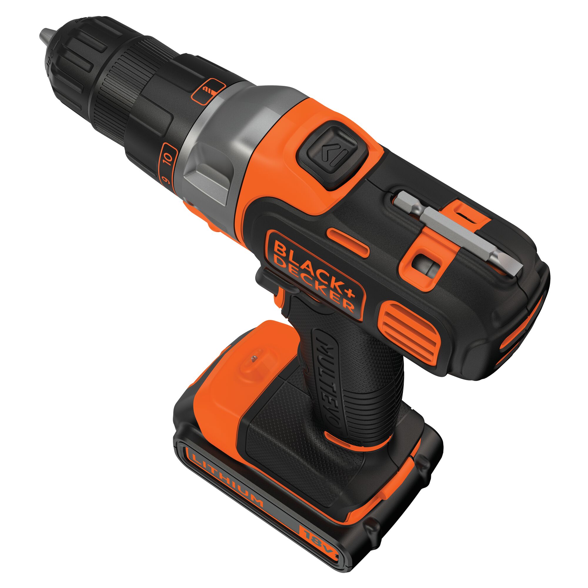 BLACK+DECKER MT218K-GB Multievo 18V Drill Driver With 1 Lion 1.5 Ah Battery (Next Gen) - photo 3