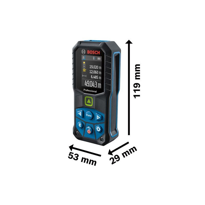 Bosch GLM 50-27 CG Professional Laser Measure, Green Laser, 50 m - photo 2