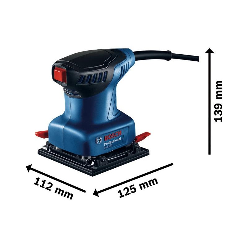 Bosch GSS 140 Orbital Sander 220 W 101 x 112 mm - photo 2