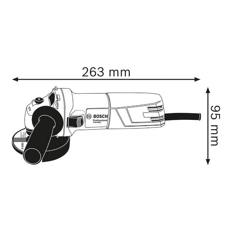 Bosch GWS 600 Angle Grinder 100mm 670W – Professional Electric Grinding Machine for Metal, Fabrication & Industrial Use - photo 2