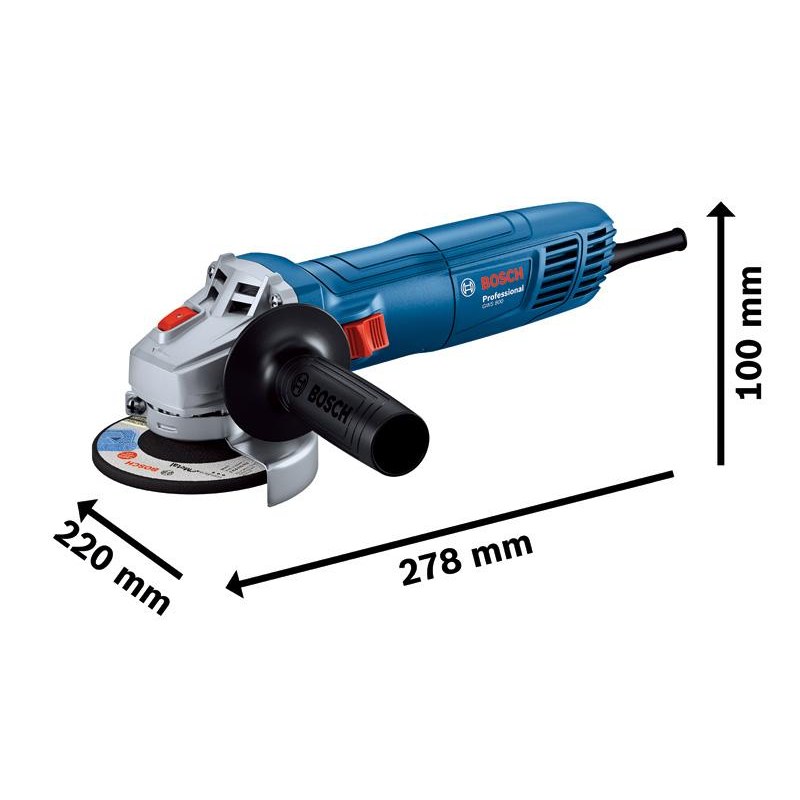 Bosch GWS 800 Angle Grinder 100mm 800W with Diamond Cutting Wheel | Tile & Marble Cutting Grinder Machine Price in India - photo 2