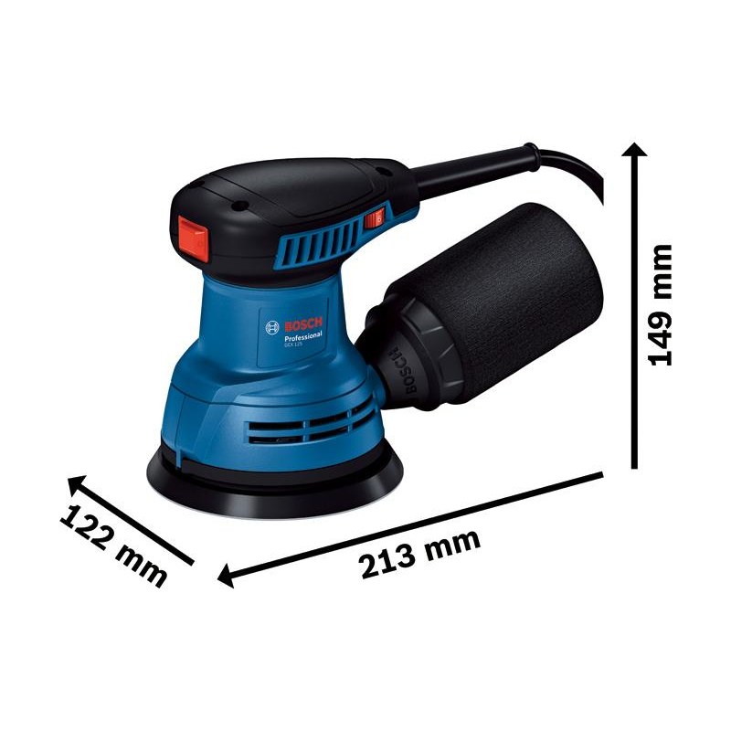 Bosch GEX 125 Random Orbit Sander 280 W - photo 2