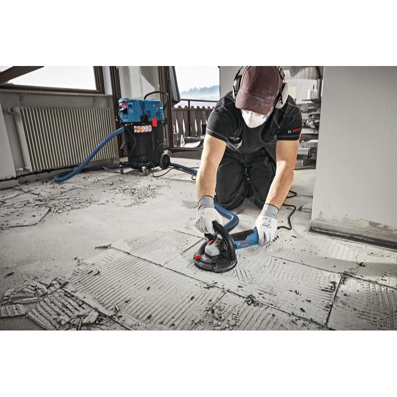 Bosch GBR 15 CAG Heavy Duty Concrete Grinder, 1,500W, 9,300 rpm, M14, 125 mm, Constant Speed, Bosch Click & Clean System, 2.6 kg, + 4 Accessories & L-Boxx 238, 1 Year Warranty - photo 3