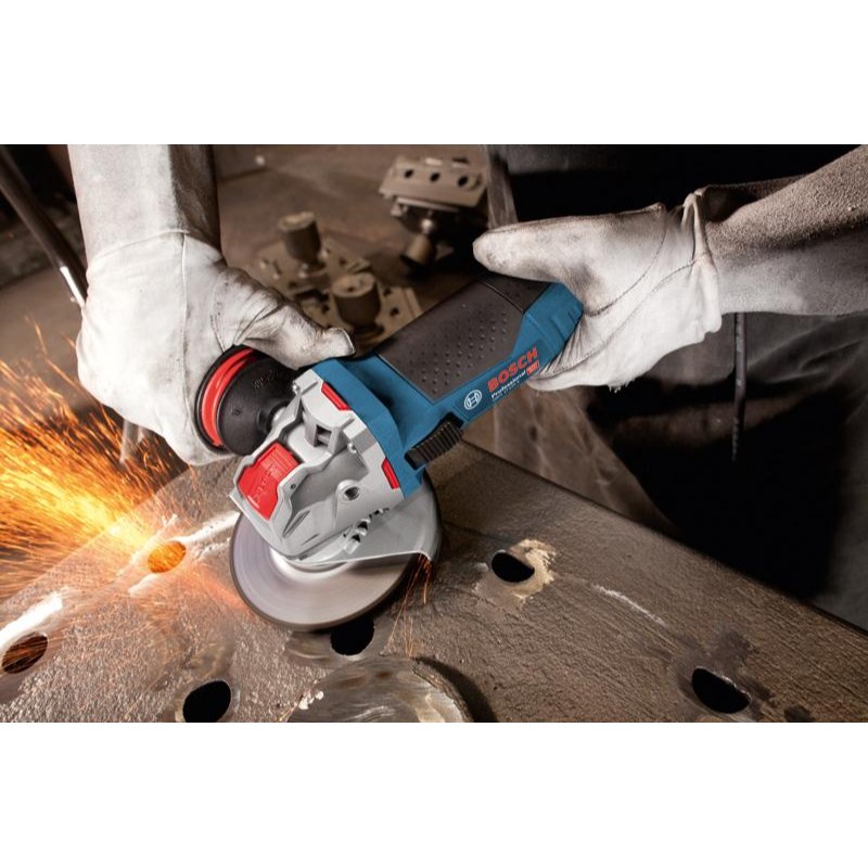 Bosch GWX 17-125 S Heavy Duty Angle Grinder, X-LOCK,1700 W Motor, 125 mm, 11500 rpm, Kickback Control, Vibration Control, Restart Control, 2.5 Kg + Protective Guard - photo 3