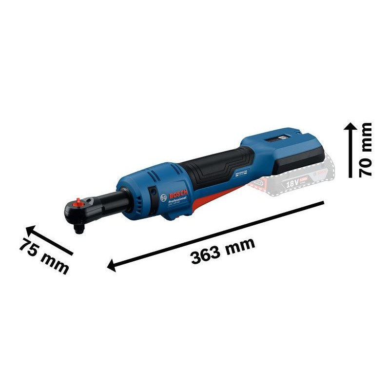 Bosch GRC 18V-60 Solo Electric Ratchet Wrench - photo 2
