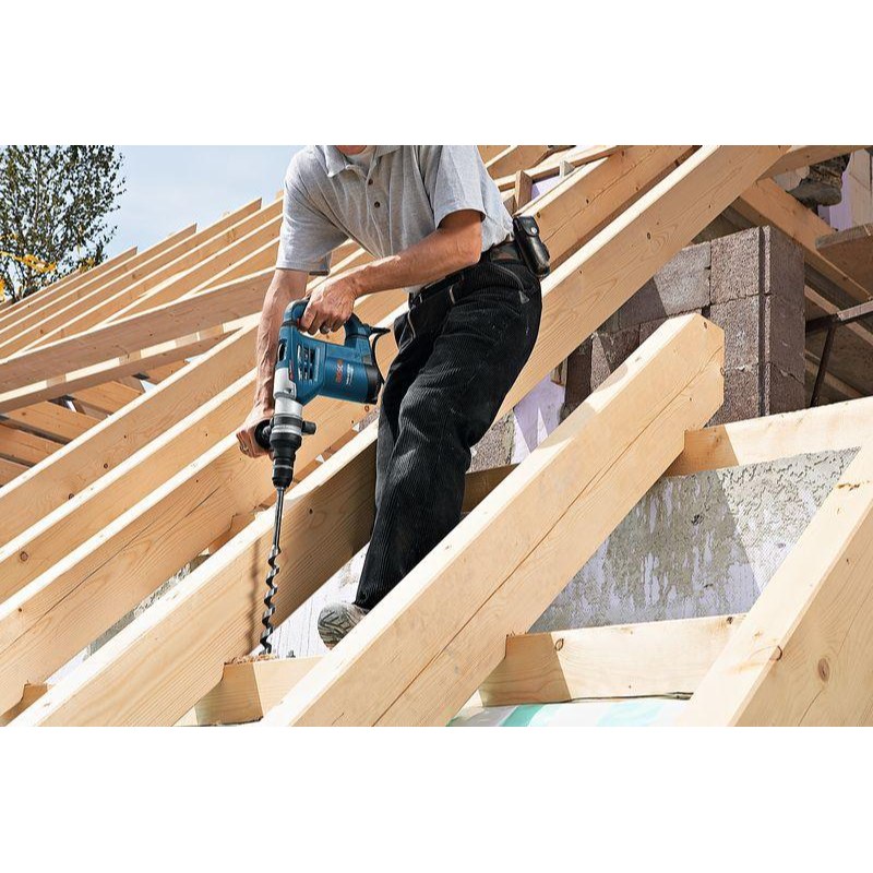 BOSCH GBH 4-32 DFR Professional Rotary Hammer - SDS Plus | 900 W | SDS Plus Tool Holder | Rated Speed 0-800 RPM | Impact Rate 0-3600 BPM | Impact energy 4.2 J| with Vibration Control | 1 Yr Warranty - photo 4