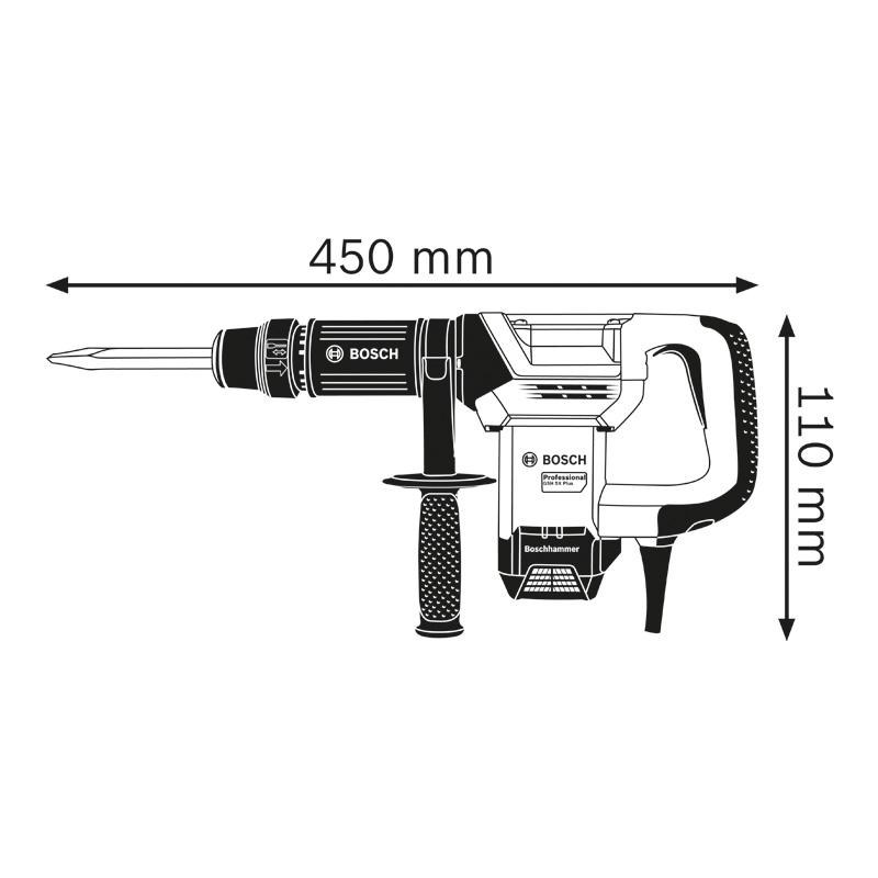 Bosch GSH 500 Professional Demolition Hammer with Hex, 1100 W - photo 2