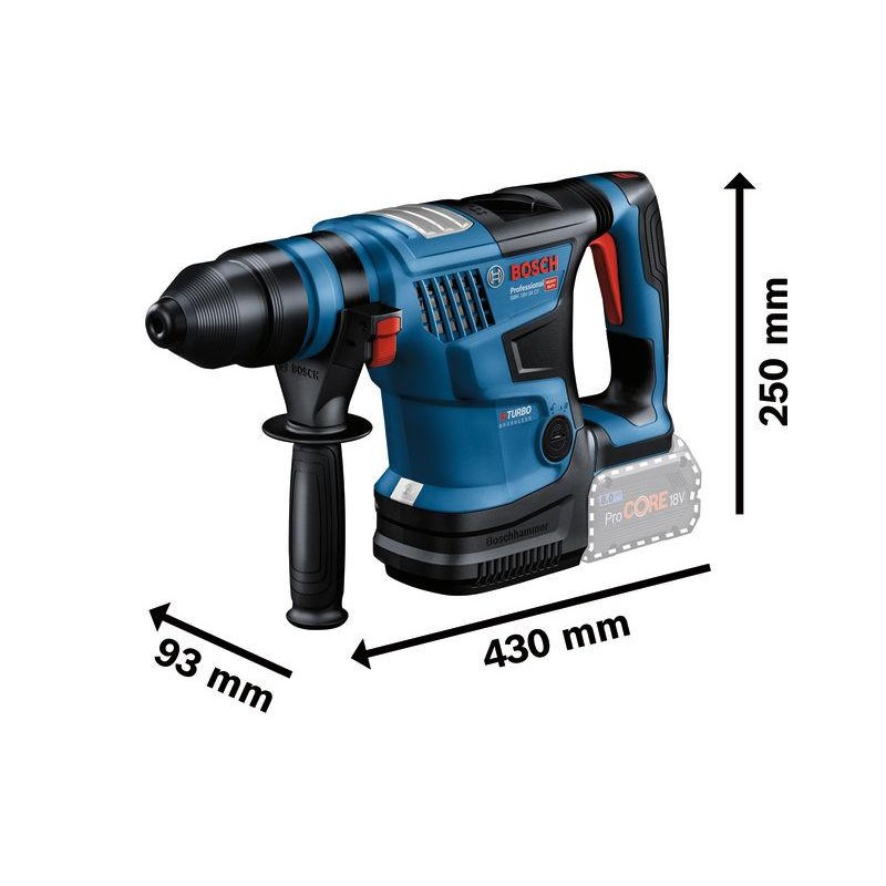 Bosch GBH 18V-34 CF Professional Cordless Rotary Hammer Drill SDS Plus | 18V Brushless Concrete Drill Machine - photo 2