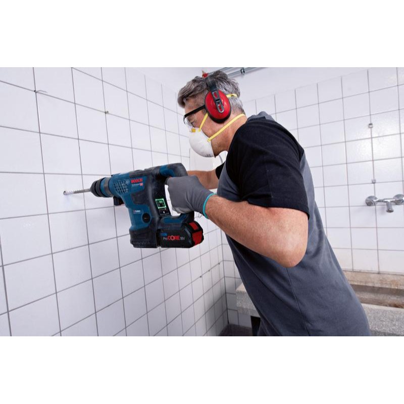 Bosch GBH 18V-34 CF Professional Cordless Rotary Hammer Drill SDS Plus | 18V Brushless Concrete Drill Machine - photo 4