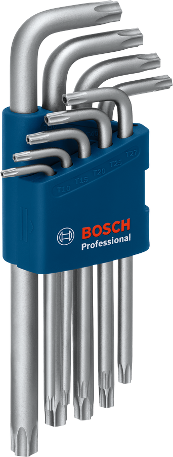 Bosch 1 600 A01 TH4 Professional Allen Key Torx Set, 9 pcs
