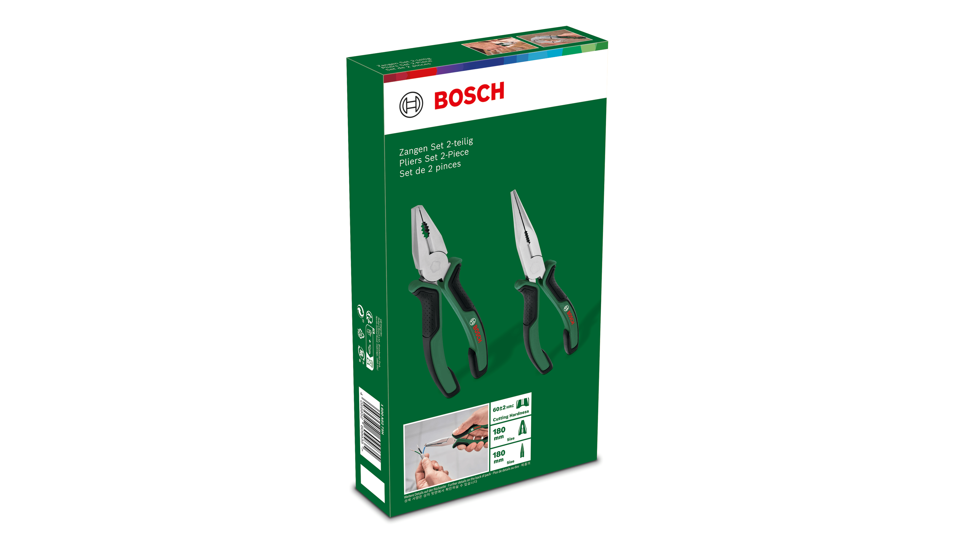 Bosch 1600A0275H Pliers Set 2- Pieces (Long Nose Plier & Combination Plier) - photo 4