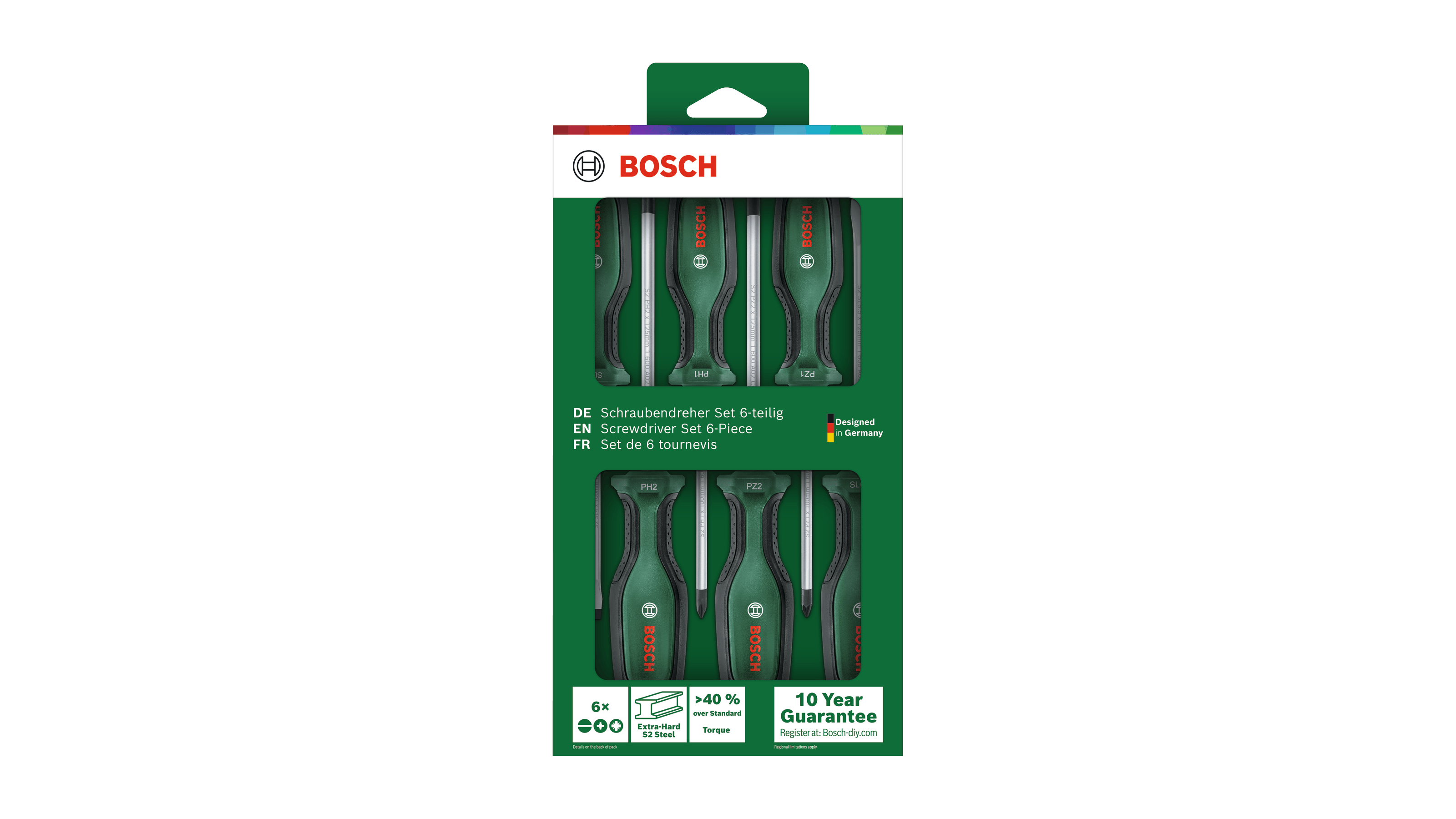 Bosch 1600A02BX7 Screwdriver Set 6-Pieces - photo 4