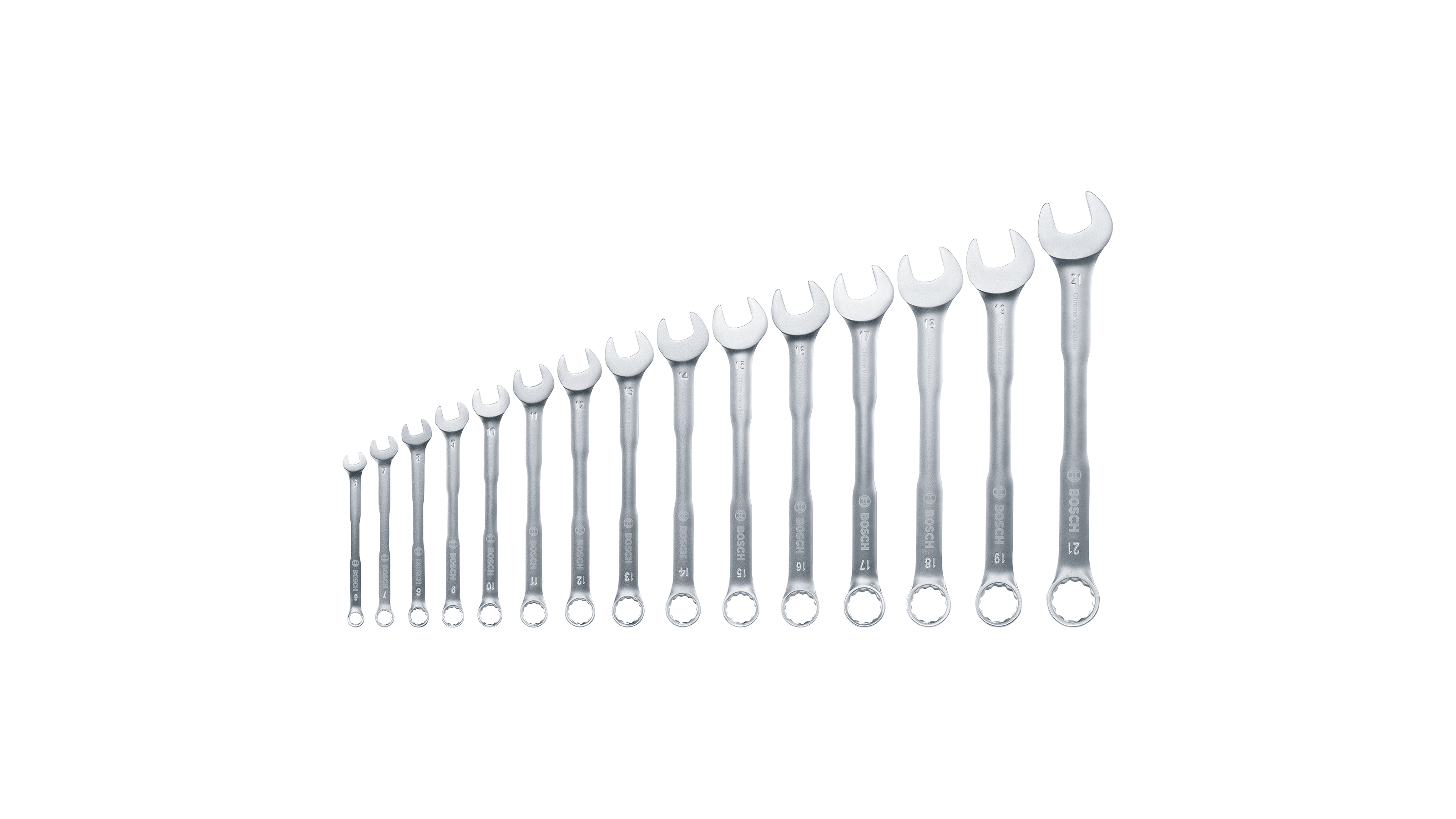 Bosch 1600A02Z9E Combination Wrench Set 15- Pieces - photo 2