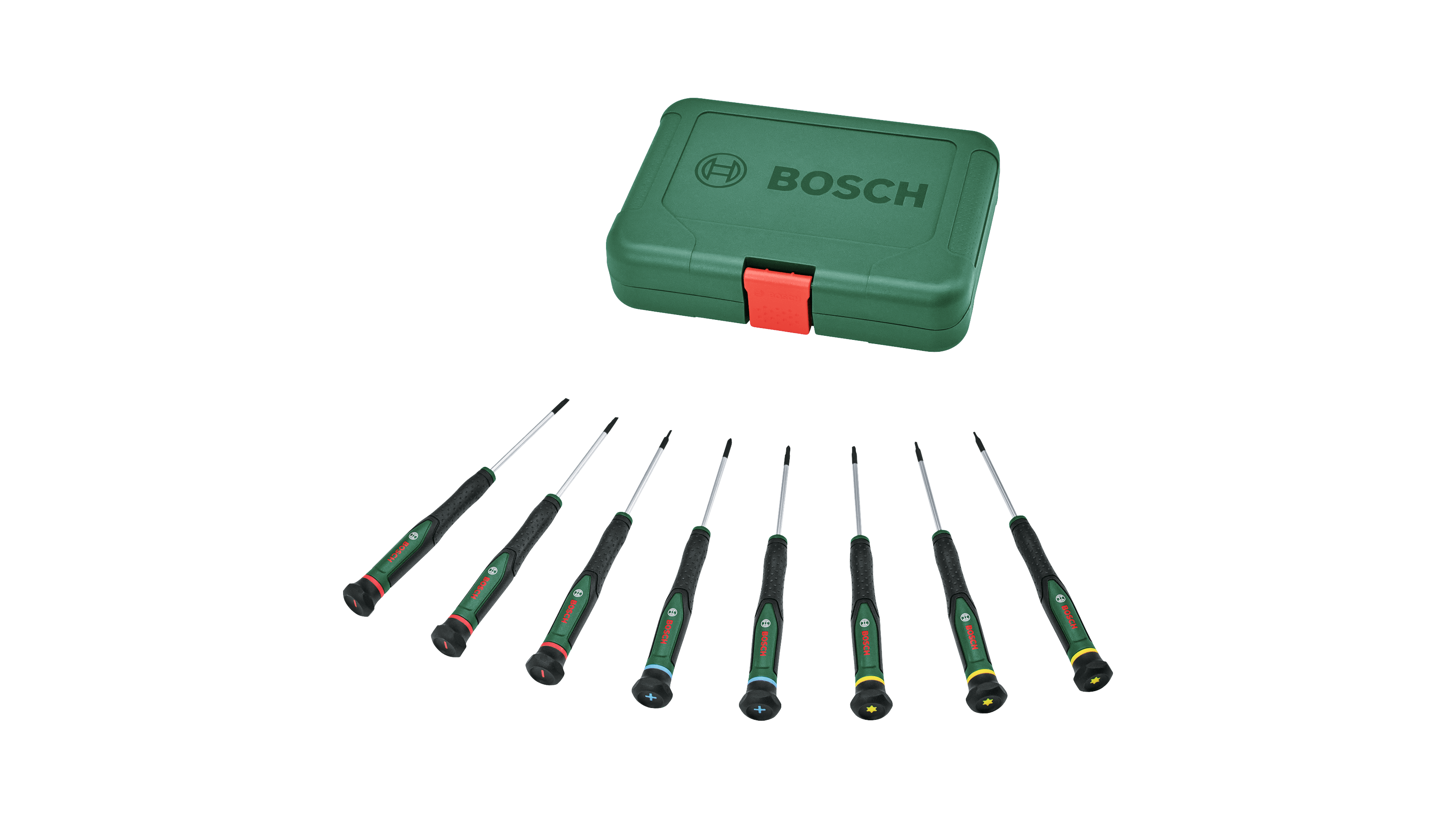 Bosch 1600A02Z9M Precision Screwdriver Set 8-Pieces