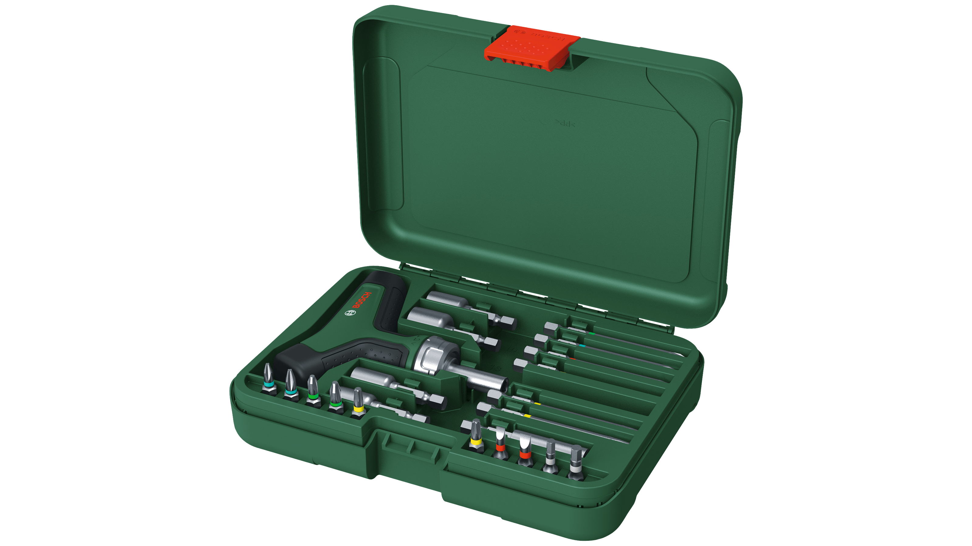 Bosch 1600A02Z9T Bit Ratchet Screwdriver T-Handle Set 22-Pieces - photo 3