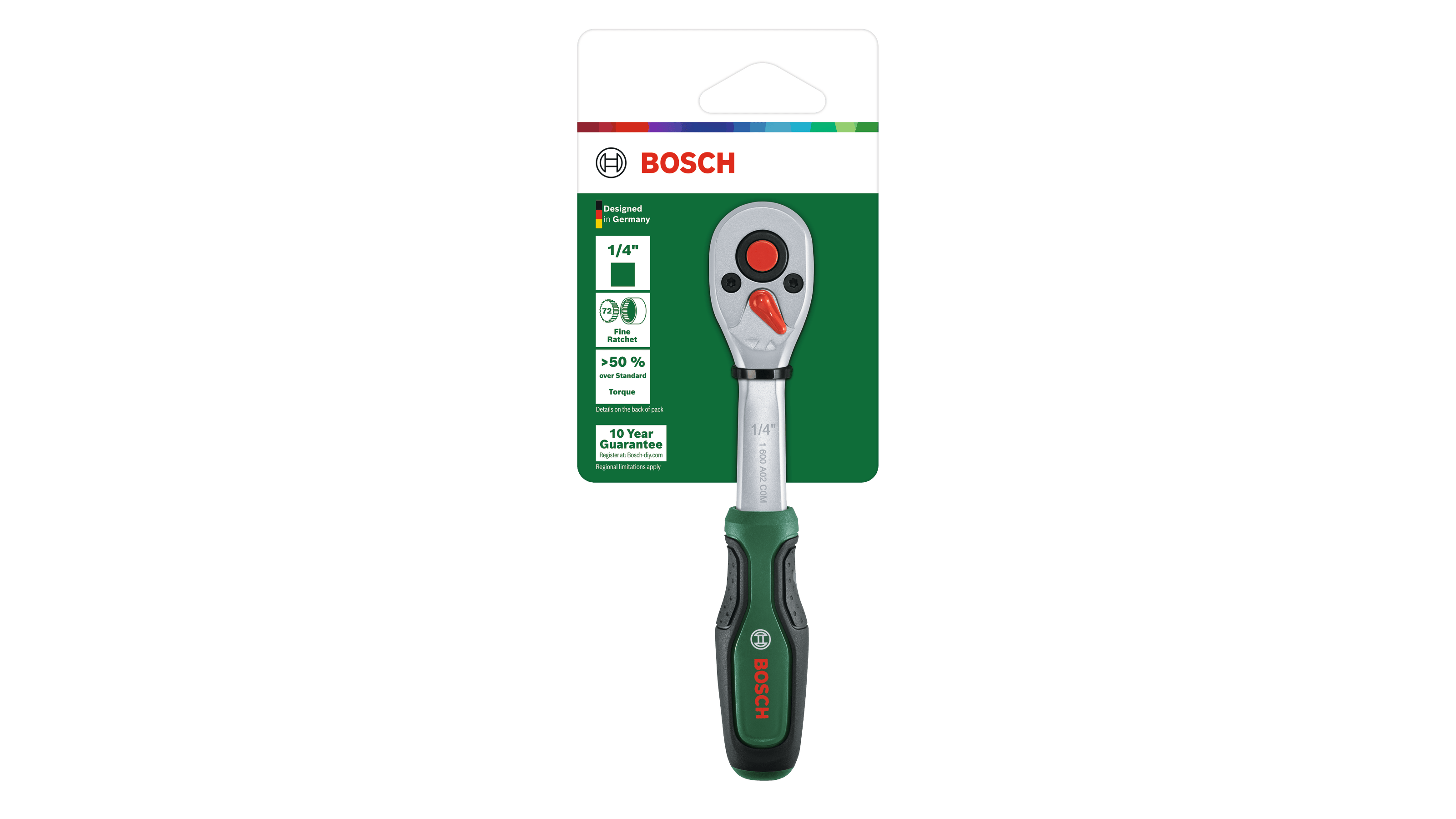 Bosch 1600A032VA 1/4" Ratchet - photo 2