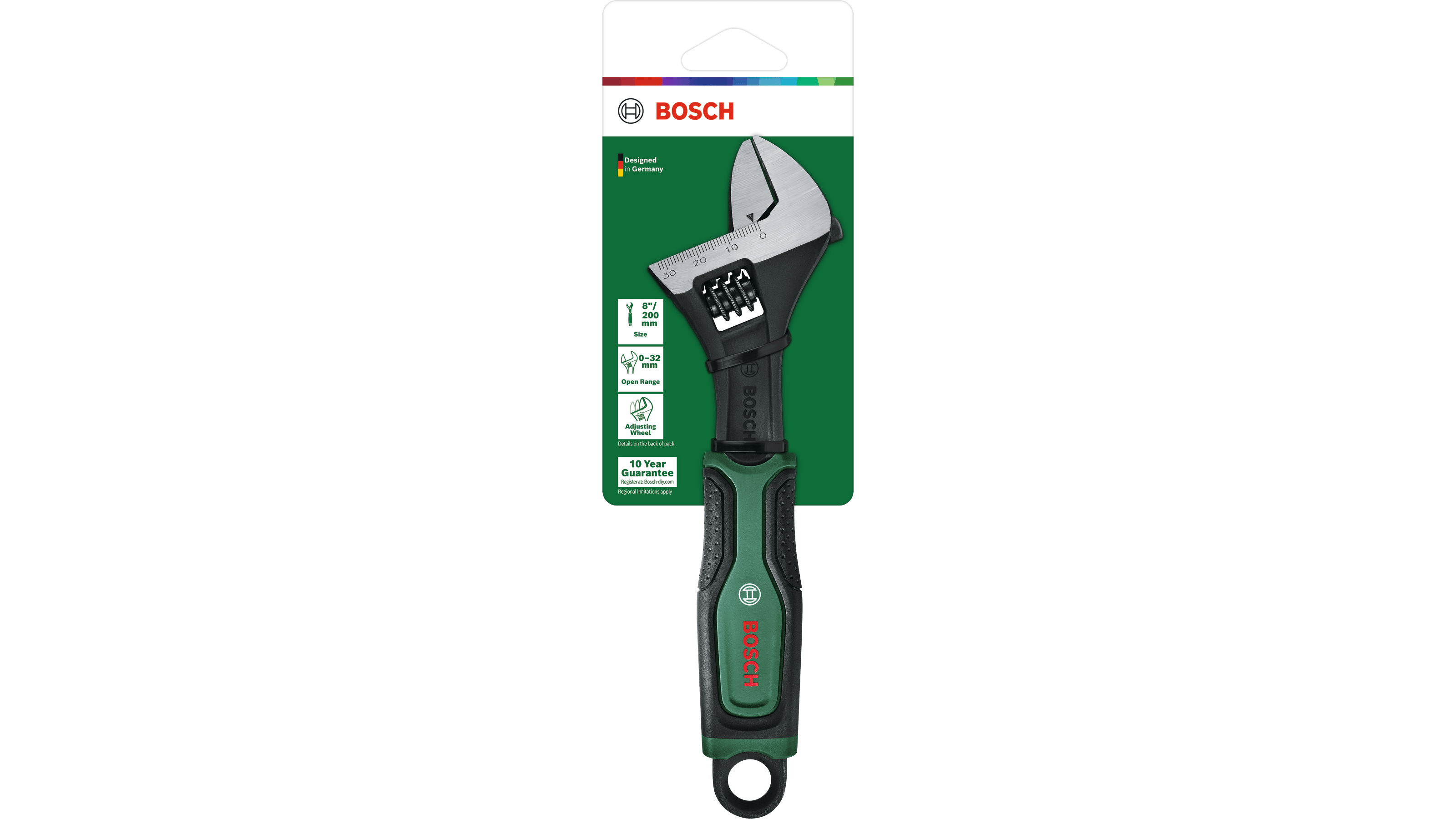 Bosch 1600A032VF Adjustable Wrench 8" - photo 3