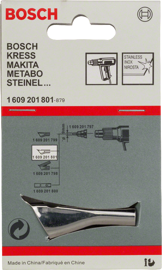Bosch 1609201801 Welding Nozzle For Hot Air Gun - photo 2