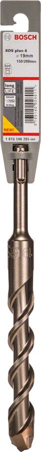 Bosch 1618596205 Sds Plus 5 19mm Dia, 150mm Working Length, 200mm Total Length - photo 2