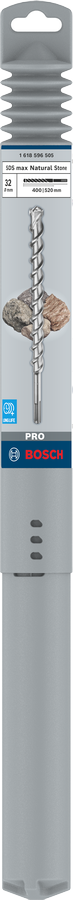 Bosch 1618596505 Sds-Max 9 Natural Stone, 32 X 400 X 520 - photo 2