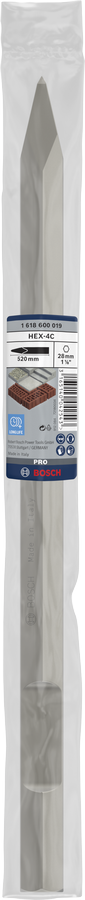 Bosch 1618600019 Pointed Chisel Hex 28mm, 520 Mm - photo 2