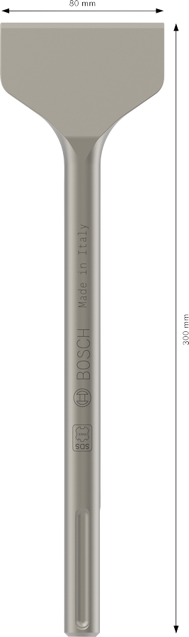 Bosch 1618601019 Tile Chisel Sds-Max, 300x80 Mm - photo 3