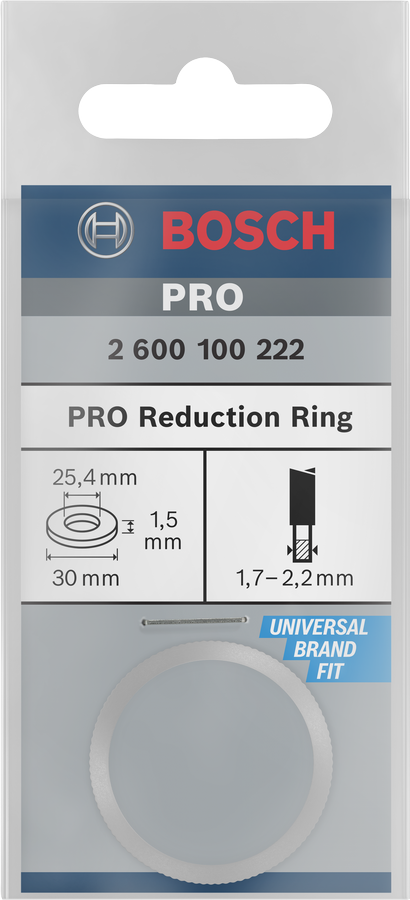Bosch 2600100222 Reducing Ring H 30x25,4-1,5 - photo 2