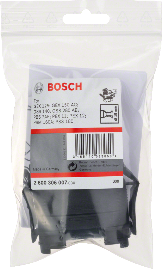 Bosch 2600306007 Adapter For Bosch Gas 15 / Gas 25 / Gas 50 And 50 M - photo 2