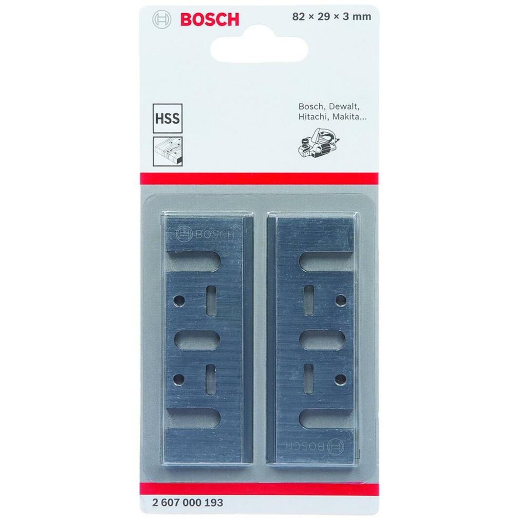 Bosch 2607000193 Planer Blade High Speedsteel, 40° Length X Width:82 X 29mm, Pack Of 2