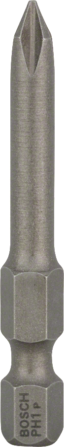 Bosch 2607001526 Ph1 Screwdriver Bit, 49mm, Single Ended Bit, Pack Of 3