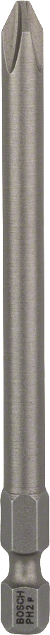 Bosch 2607001535 Screwdriver Bit Ph2, Single Ended, Length 89mm, Pack Of 3