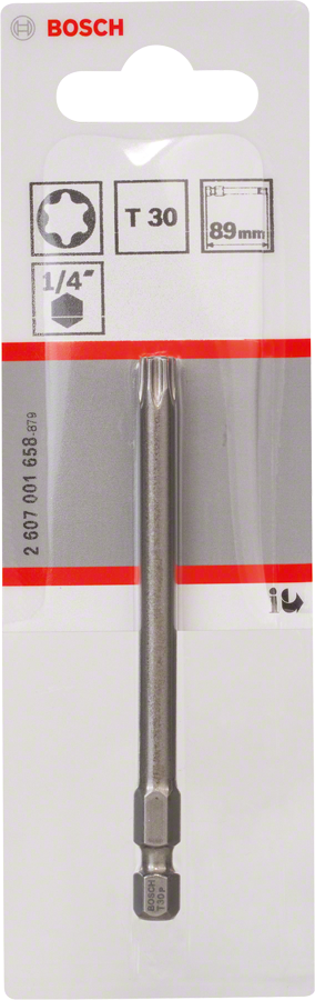 Bosch 2607001658 Screw Driver Bits, Torx 30mm, 89mm Length Pack Of 1 - photo 2