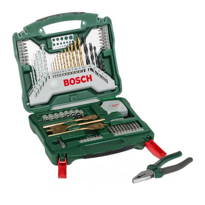 Bosch 2607017197 Bosch Drill And Driver Set, X70ti + 3 Pliers Sets