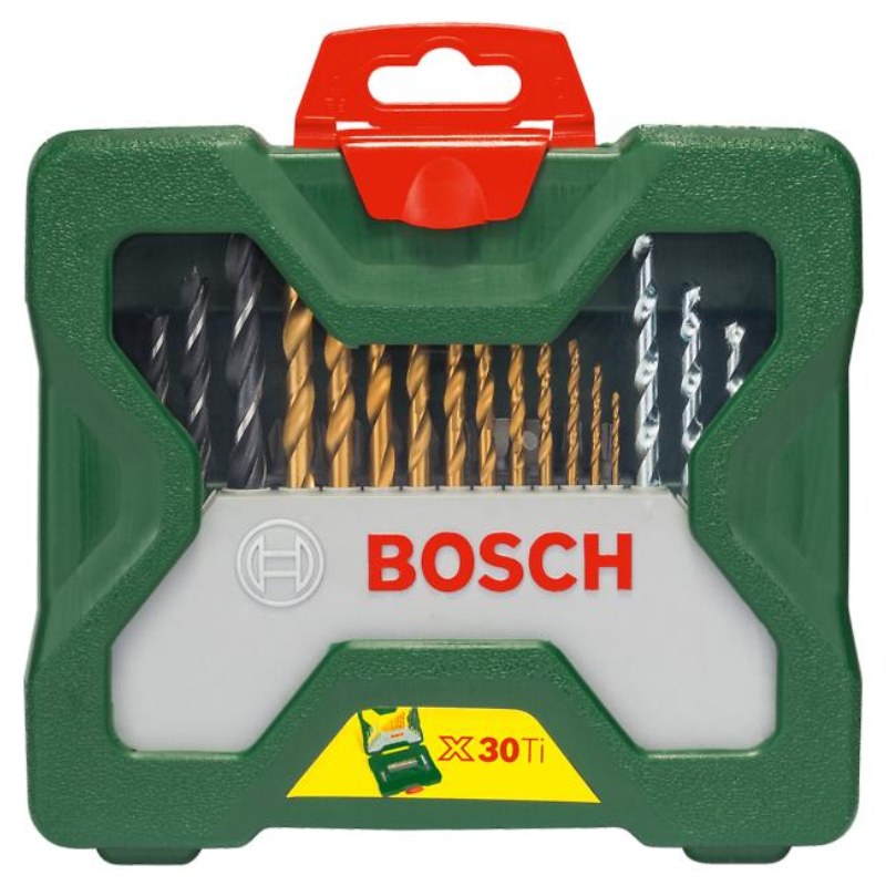 Bosch 2607019324 Drill Bits And Screwdriver Bits Set, 30-Piece, Xline Green, Masonry+hss-Tin Metal+wood Drill Bits, Screwdriver Bits, - photo 2