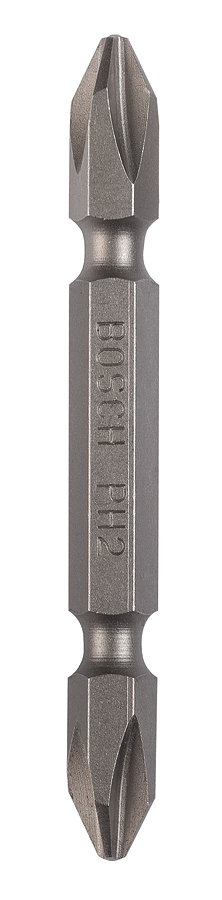 Bosch 2608521039 Extra Hard, Double Ended Screwdriver Bits, Type Ph2-Ph2, Length 65mm,grey, Pack Of 10