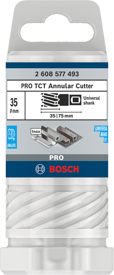 Bosch 2608577493 Tungsten Carbide Teeth Annular Cutter With Diameter 35mm & Cutting Depth 35mm,pack Of 1, Pin To Be Bought Extra - photo 2