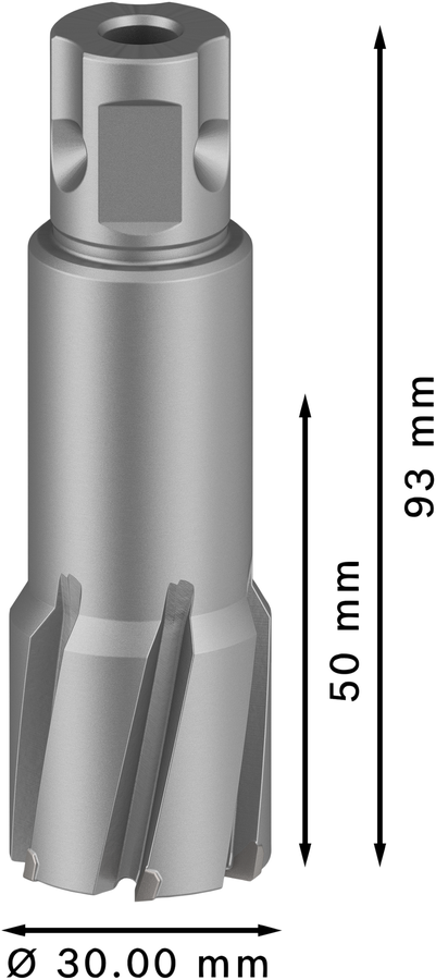 Bosch 2608577503 Tungsten Carbide Teeth Annular Cutter With Diameter 30 Mm & Cutting Depth 50mm, Pack Of 1,pin To Be Bought Extra - photo 3