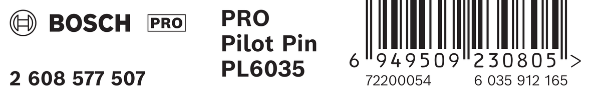 Bosch 2608577507 Annular Cutter Pin, Suitable For 14mm And 16mm Dia Cutter With 35mm Depth, Pin Length 90mm,pack Of 1 - photo 4