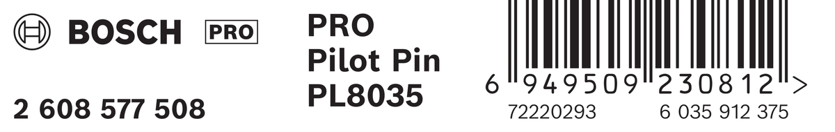 Bosch 2608577508 Annular Cutter Pin, Suitable For 35mm Depth, Pin Length 90mm,pack Of 1 - photo 4