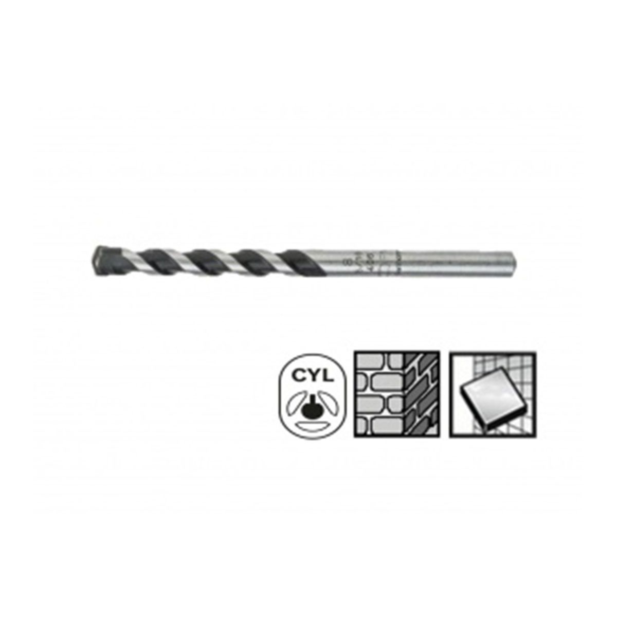 Bosch 2608578120 Masonry Drill Bit Cyl2 8mm Dia X 80mm Working Length