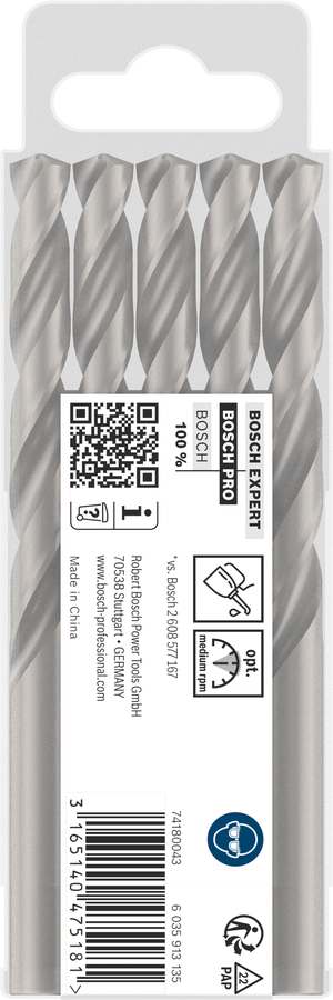 Bosch 2608585513 Hss-G Metal Drill Bits Diameter-8.7mm, Working Length-81mm, Total Length-125mm - photo 4