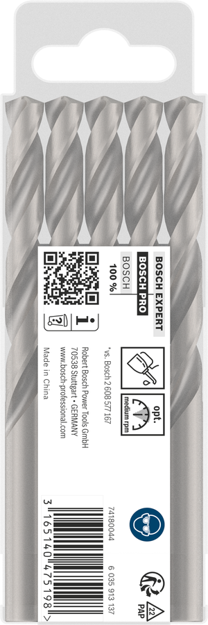 Bosch 2608585514 Hss-G Metal Drill Bits Diameter-8.9mm, Working Length-81mm, Total Length-125mm - photo 4