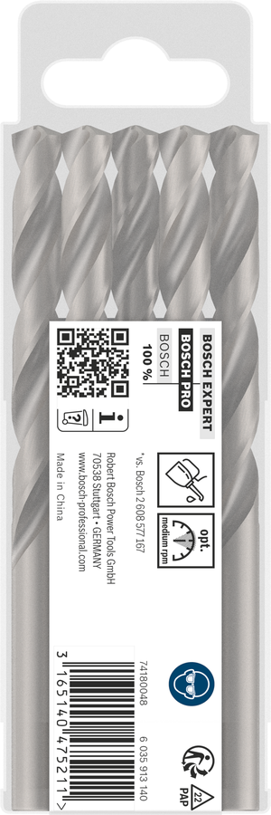 Bosch 2608585516 Hss-G Metal Drill Bits Diameter-9.2mm, Working Length-81mm, Total Length-125mm - photo 4