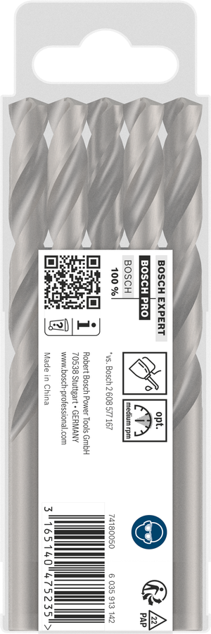 Bosch 2608585518 Hss-G Metal Drill Bits Diameter-9.4mm, Working Length-81mm, Total Length-125mm - photo 4