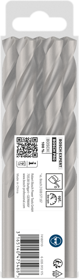 Bosch 2608585543 Hss-G Metal Drill Bits Diameter-12.7mm, Working Length-101mm, Total Length-151mm - photo 3